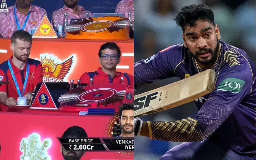 KKR vs RCB battle in IPL auction again as Venkatesh Iyer joins Virat Kohli and co for 7 Cr